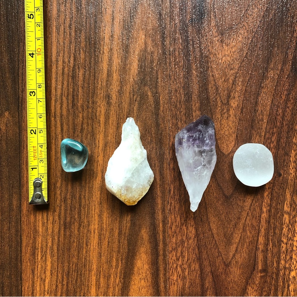 Bundle Set of 4 Crystals Tumbled Stones - Picture 4 of 12